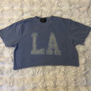 LA Social Culture Blue T-Shirt